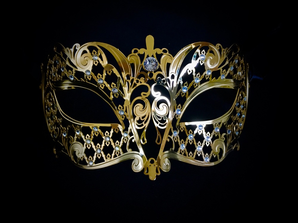 Brillina Filigree Mask - Gold