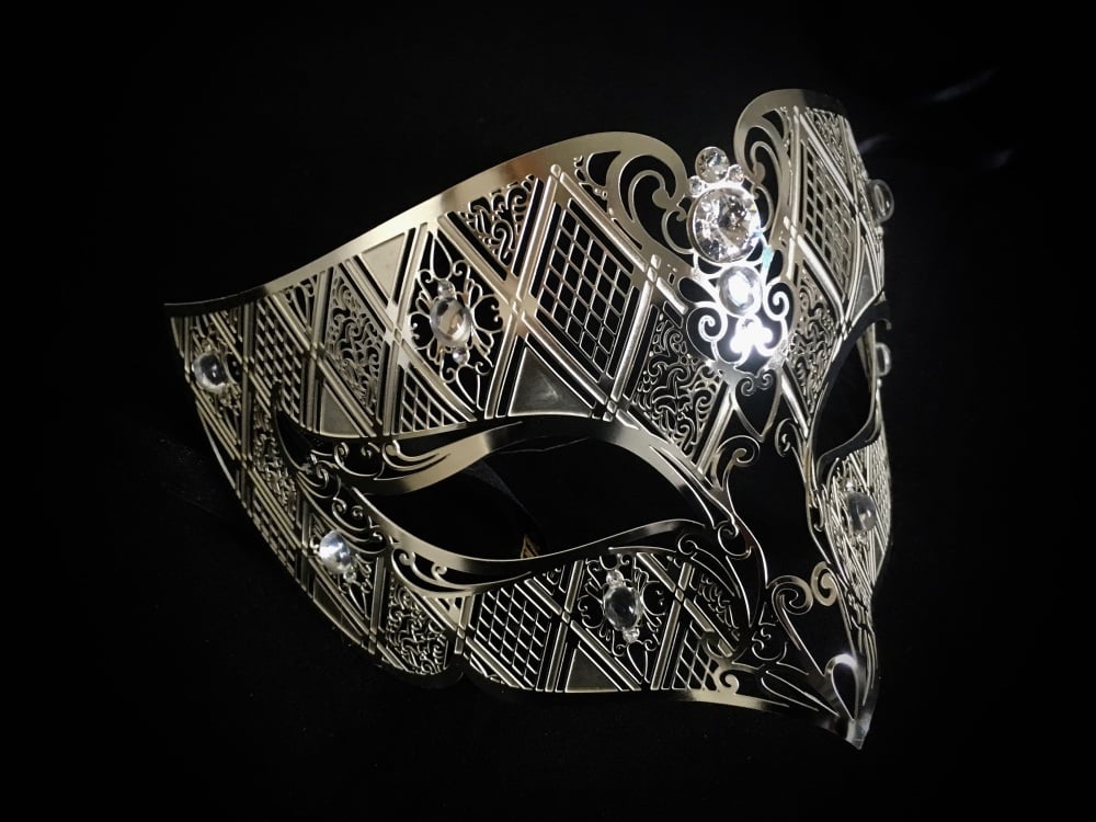 Fantasia Filigree Mask - Silver