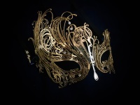 Mireille Filigree Mask - Gold