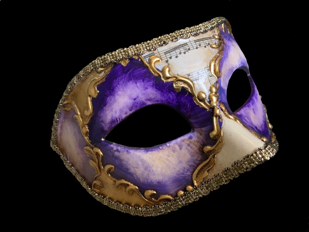 Nick Masquerade Masks - Purple