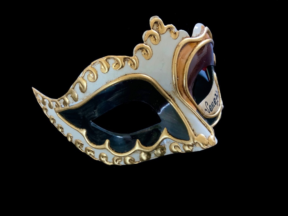 Sinfona Lady Masquerade Mask - Ochre