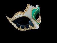 Sinfona Lady Masquerade Masks - Green
