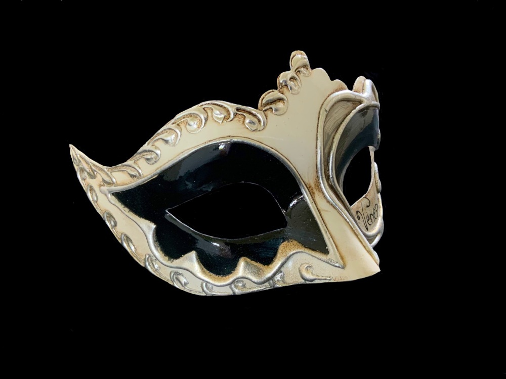Sinfona  Lady Masquerade Mask - Silver