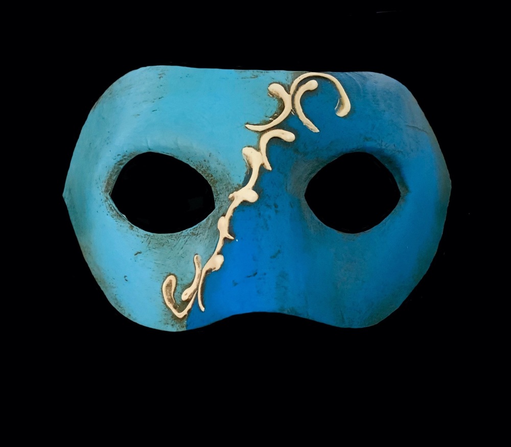 Ibis Designer Masquerade Mask - Blue