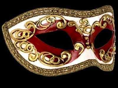 Occhi Masquerade Mask - Red