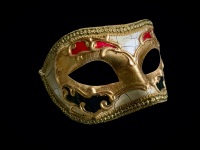 Colombina Pas Masquerade Masks - Red