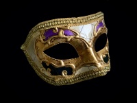 Colombina Pas Masquerade Masks - Purple