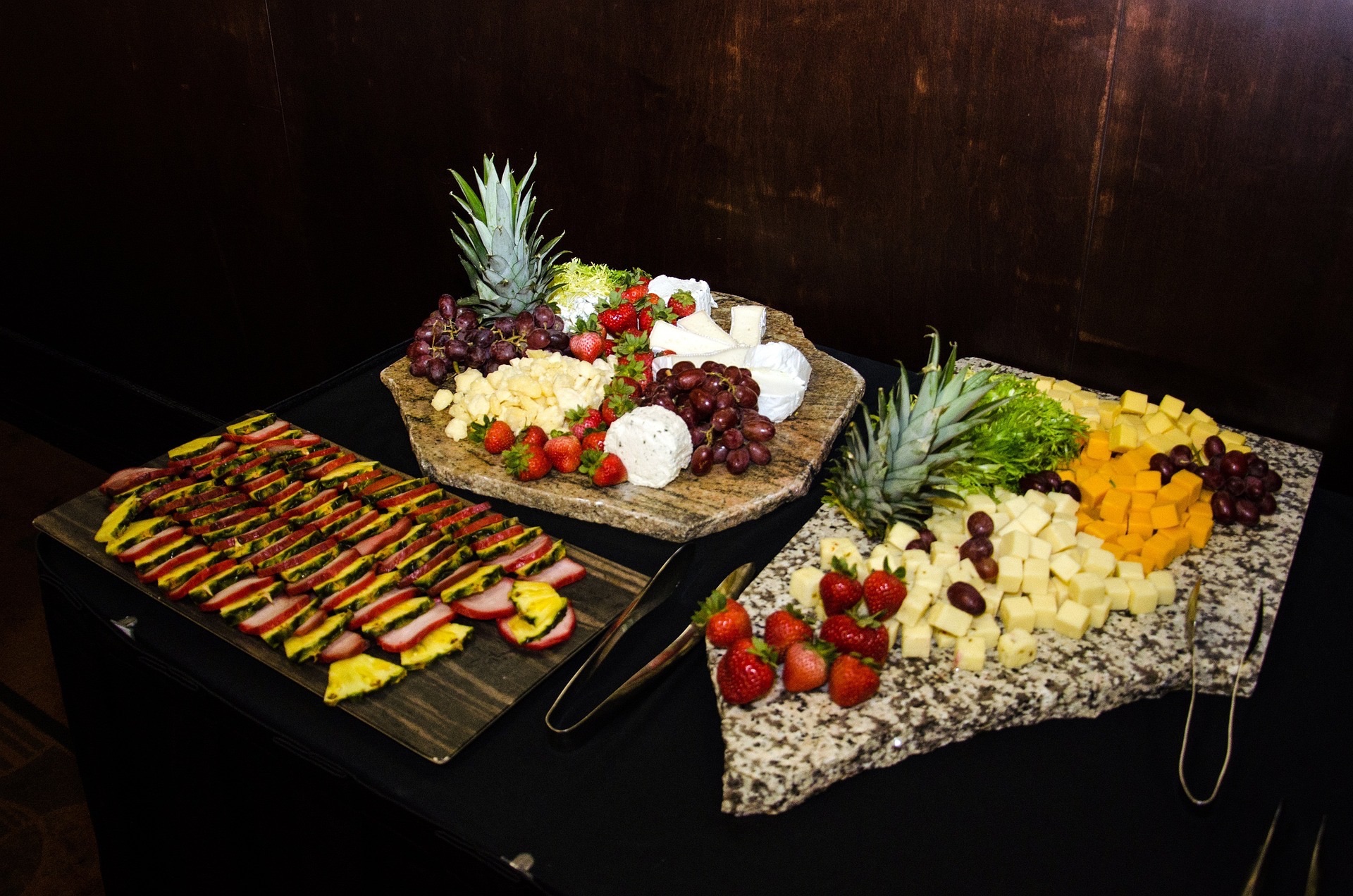 Delicious Party Food At A Masquerade Ball