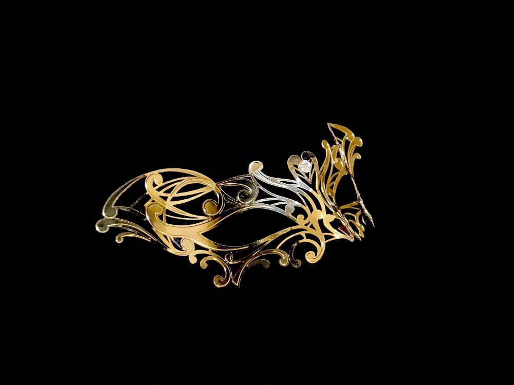 Ninfa Filigree Mask - Gold
