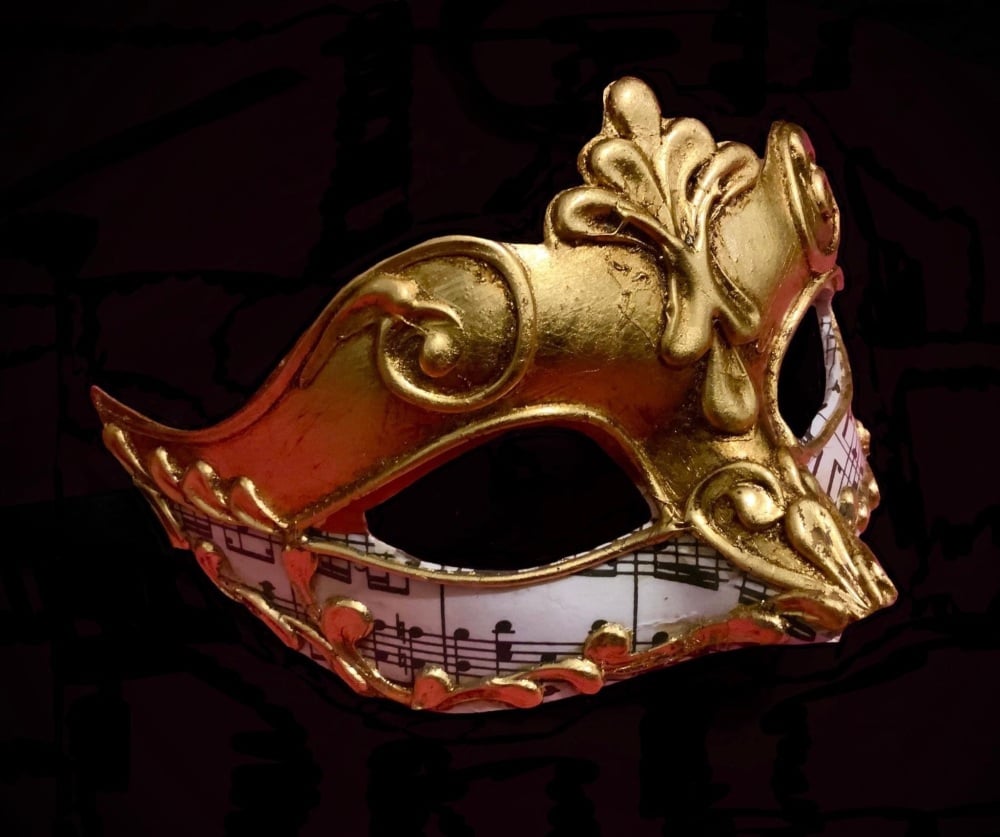 Dama Luxury Masquerade Ball Mask - Gold