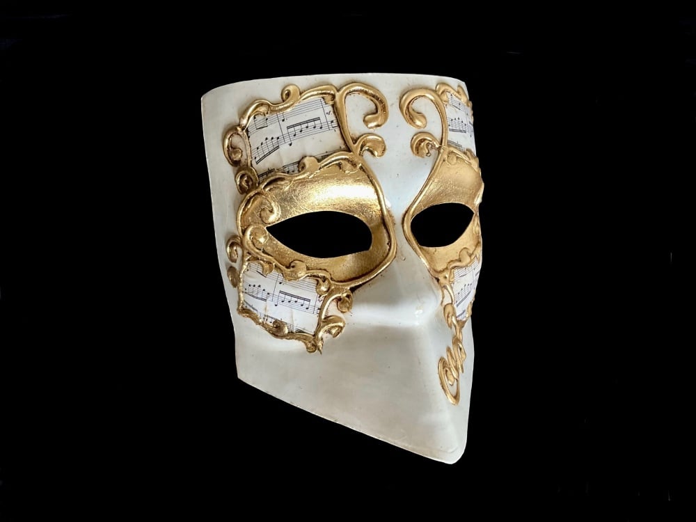Bauta Musica Masquerade Mask