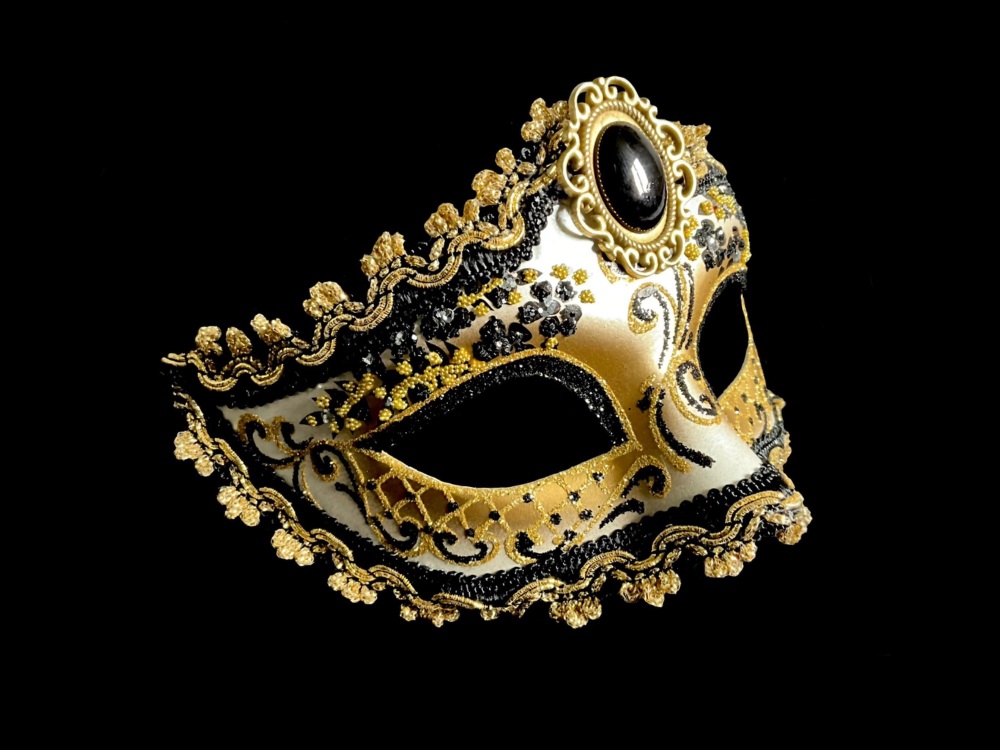 Stella Masquerade Masks - Black Lux Edition