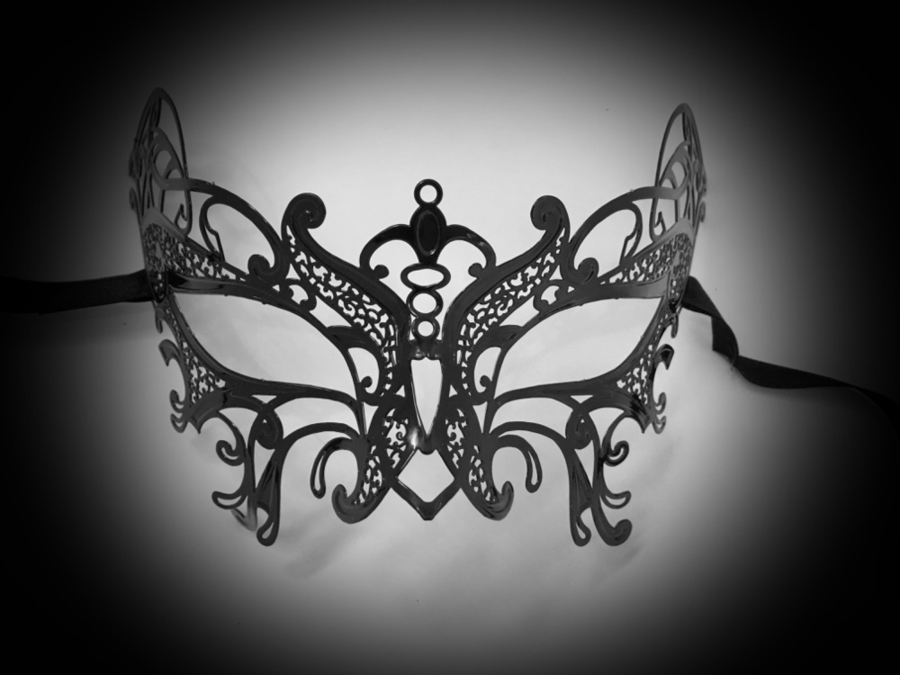 Vanessa Venetian Filigree Masquerade ball Mask