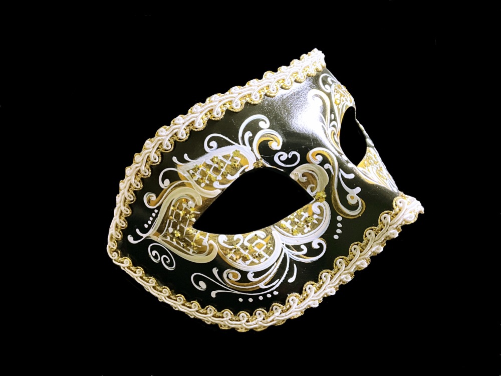 Sole Luxury Venetian Masquerade Ball Mask - Gold