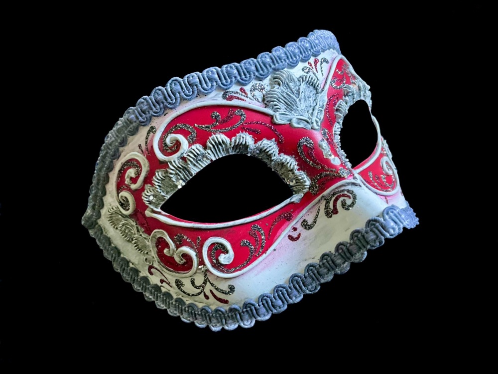 Iriza Luxury Masquerade Mask - Red