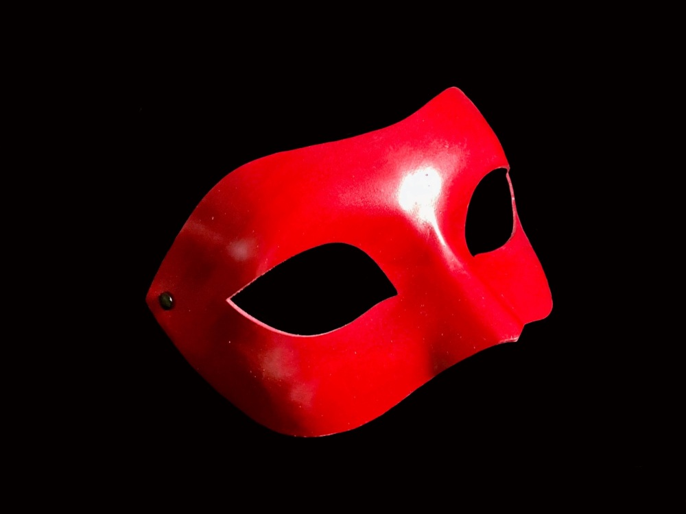 Farallina Luxury Masquerade Ball Mask - Male - Red