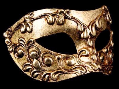 Stucchi Masquerade Masks - Gold