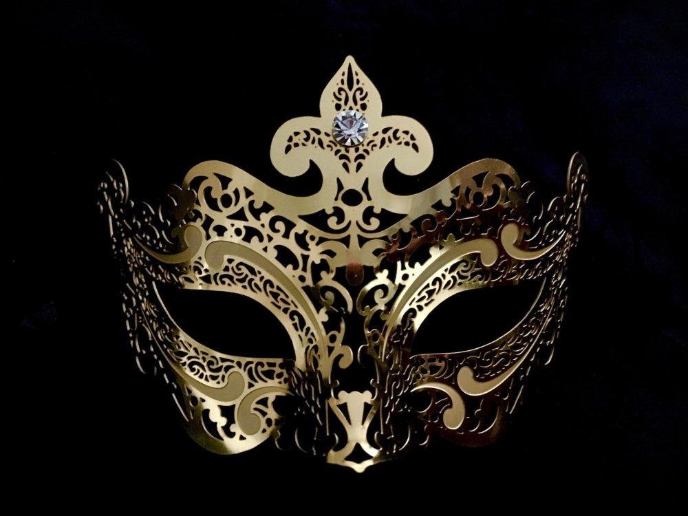 Charlotte Filigree Mask - Gold