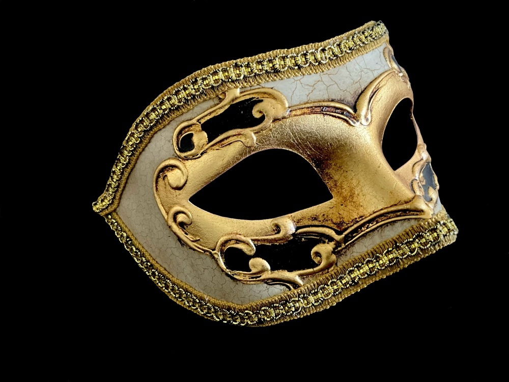 Colombina Pas Masquerade Masks - Black
