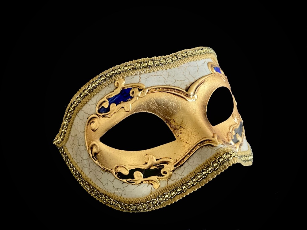 Colombina Pas Masquerade Masks - Blue