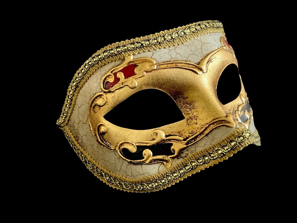Colombina Pas Masquerade Masks - Red