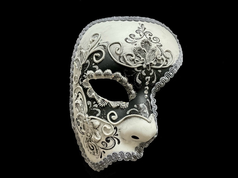 Mistero Luxury Masquerade Mask - Black Edition