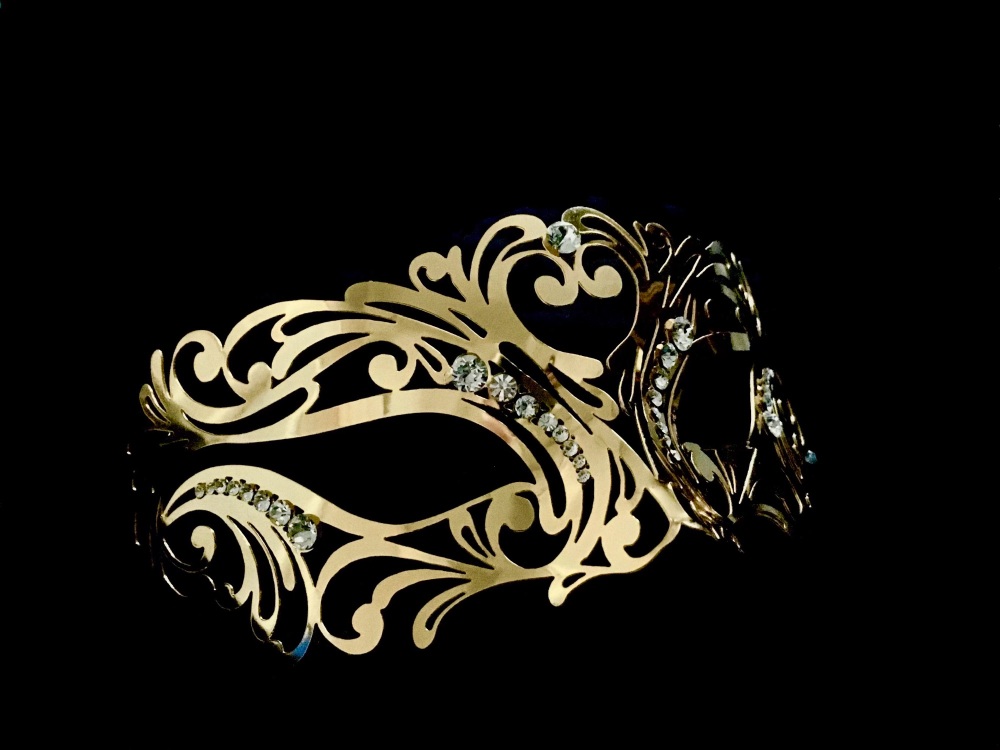Dama Luxury Masquerade Ball Mask - Gold