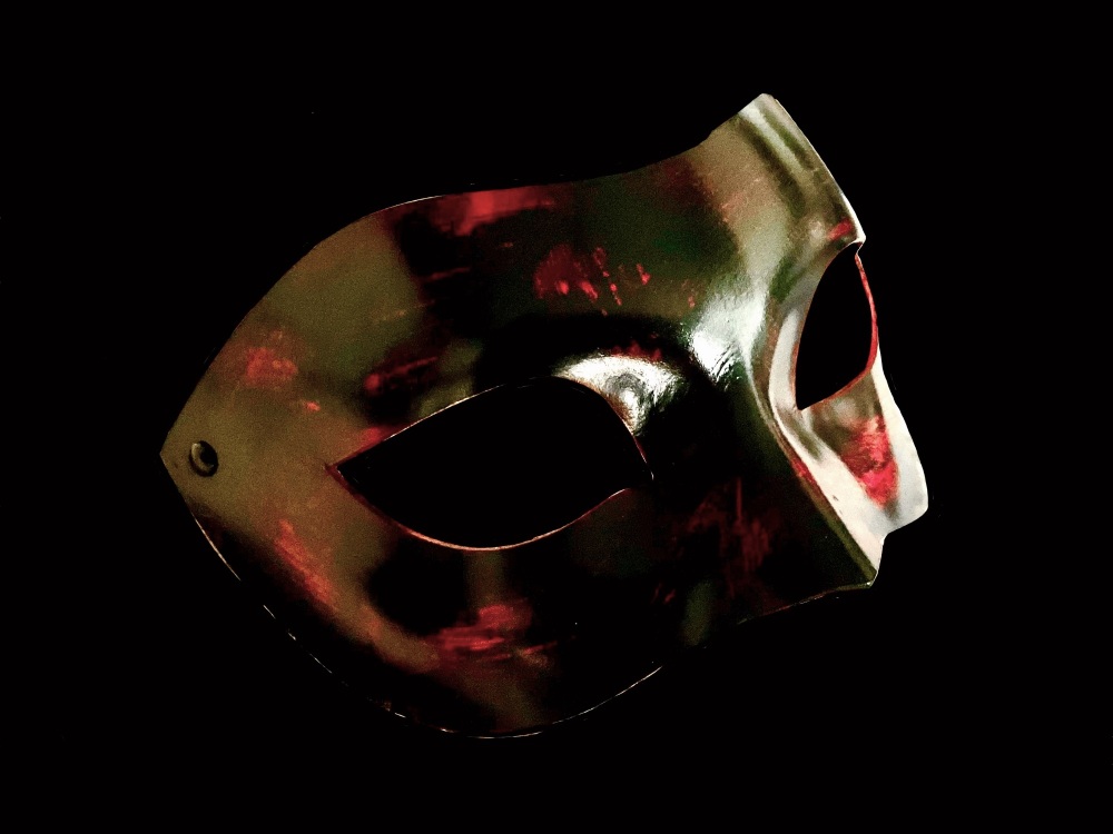 Diablo Italiano Leather Mask - Red