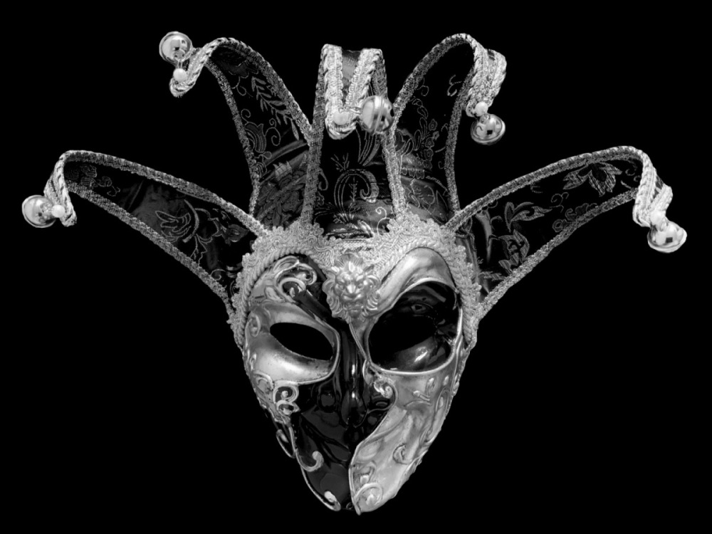 Jester Joker Venetian masquerade masks by Simply Masquerade