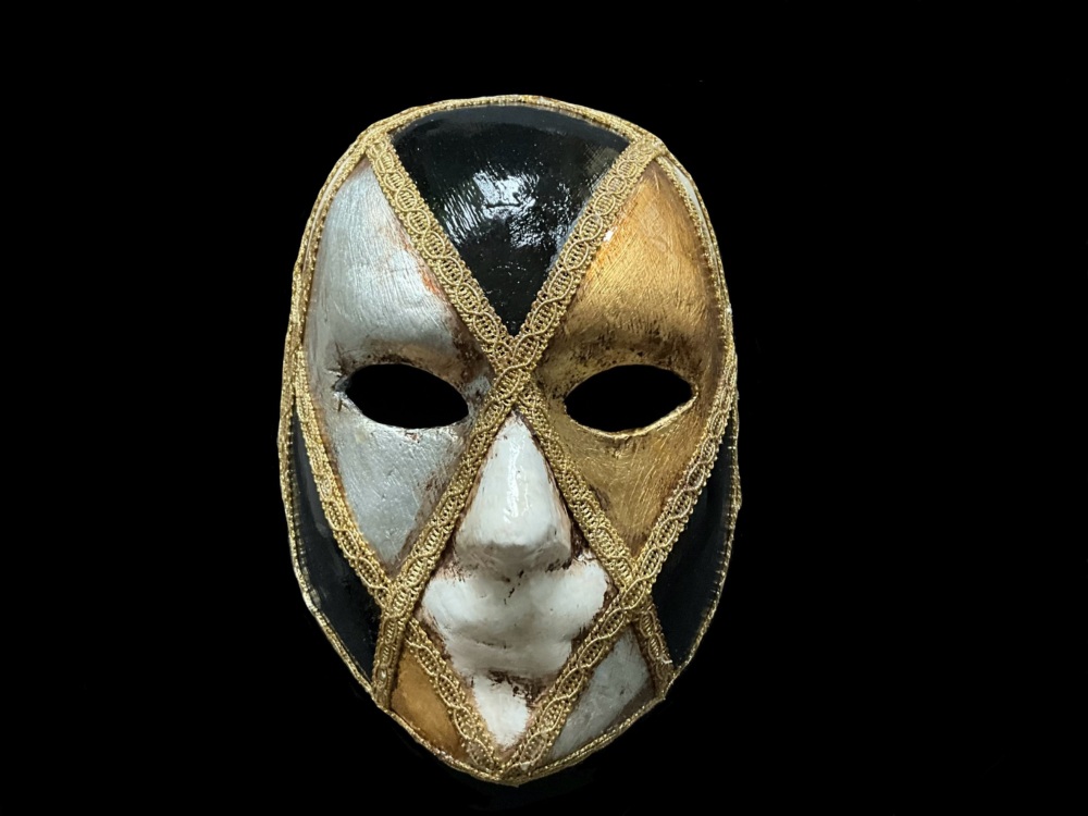 Affetto Macrame Luxury Venetian Masquerade Ball Mask