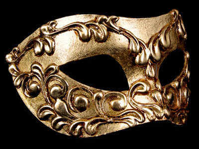 Stucchi Masquerade Masks - Gold