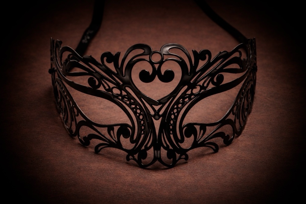 Tattoo Filigree Metal Mask