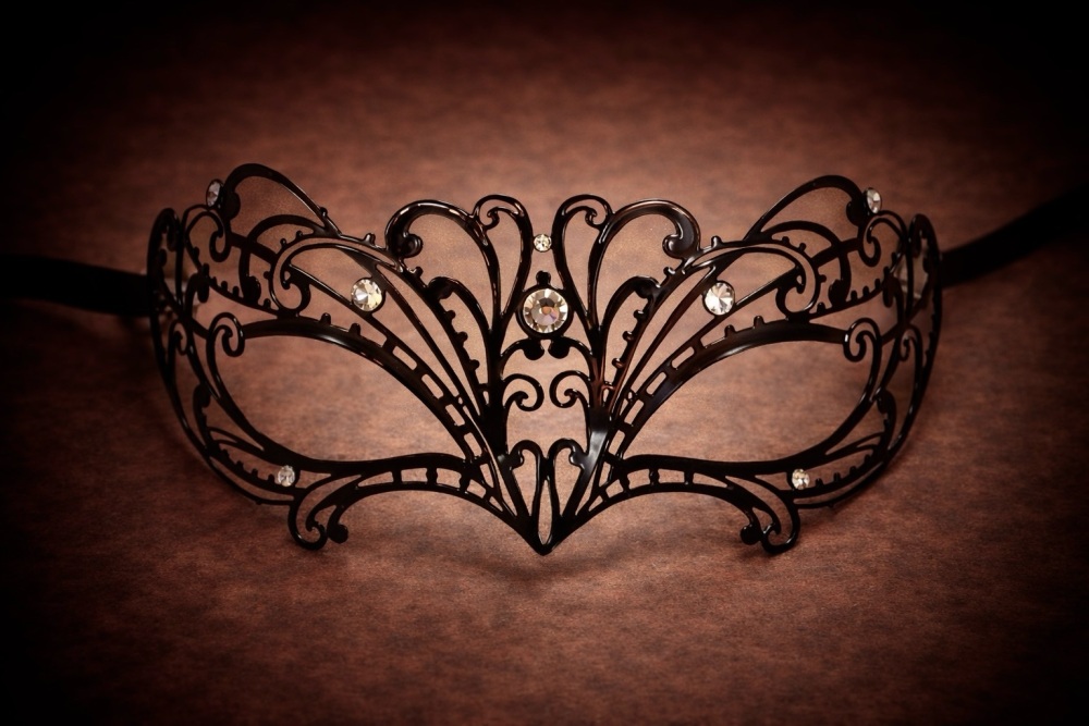 Papete Filigree Masquerade Mask - Swarovski Edition