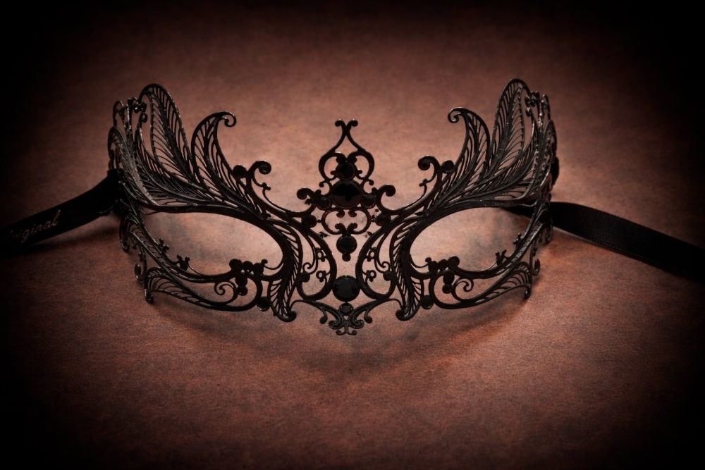 Mughetto Filigree Metal Mask - No Strass