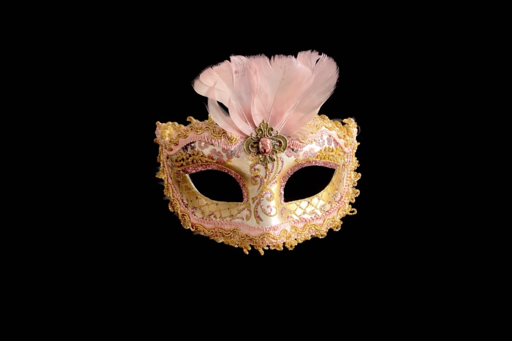 Stella Limited Edition Pink Feather Masquerade Mask