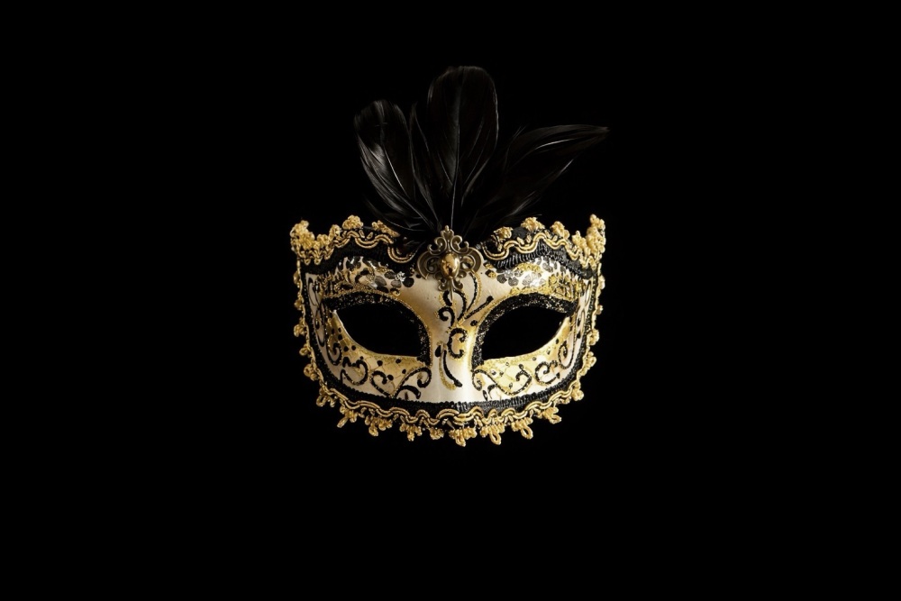 Stella Limited Edition Black Feather Masquerade Mask