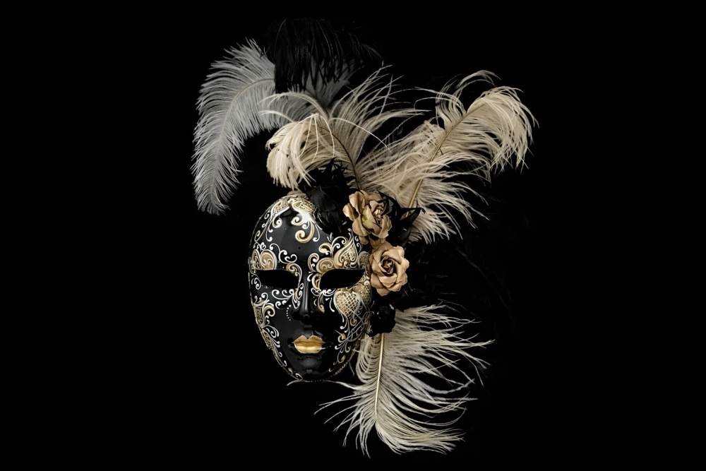 Volto Mistero Venetian Masquerade Mask