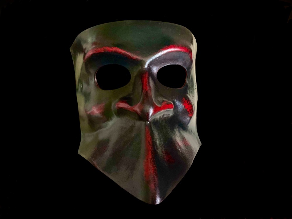 Ombra Cremisi – Noir Leather Mask