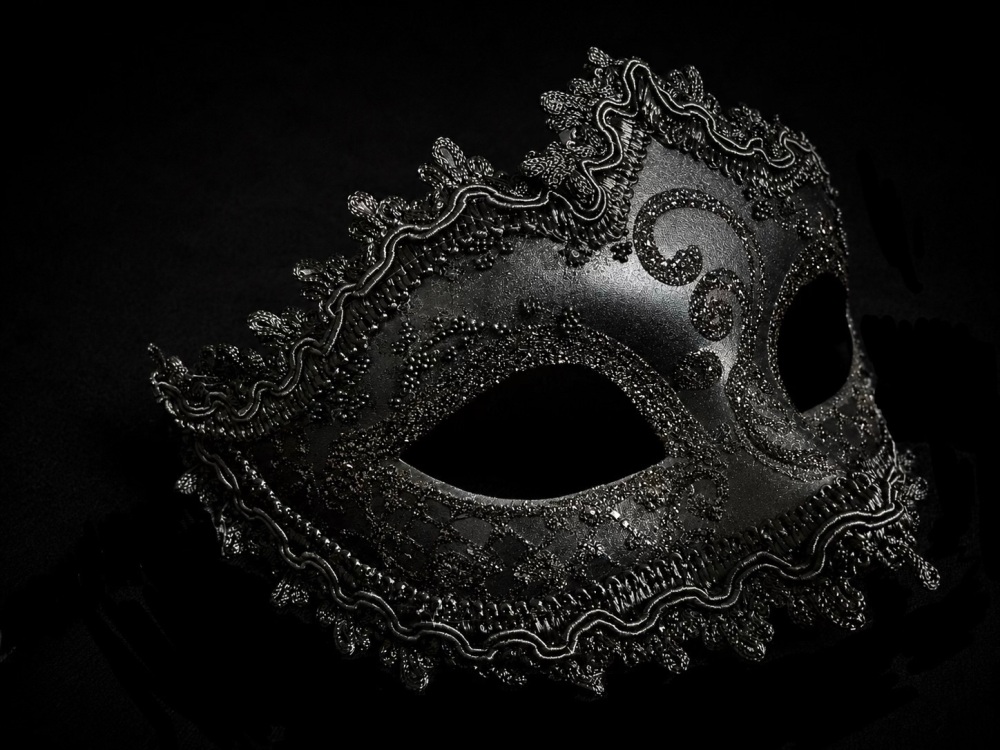 Stella Masquerade Masks - Black Lux Edition