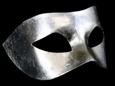 Piana Masquerade Masks - Silver