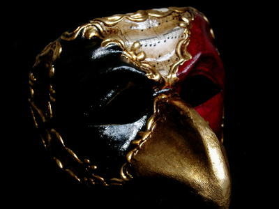 Pulcinella Musica Masquerade Mask