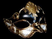 Sinfona Lady Masquerade Masks - Black