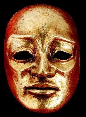 Volto Maestro Masquerade Mask - Gold