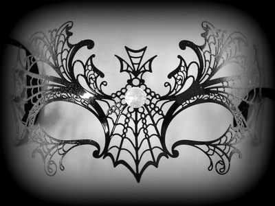 Ragnatela Glitter Filigree Venetian Masquerade Mask