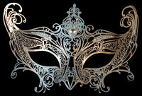 Elegance Filigree Mask - Silver