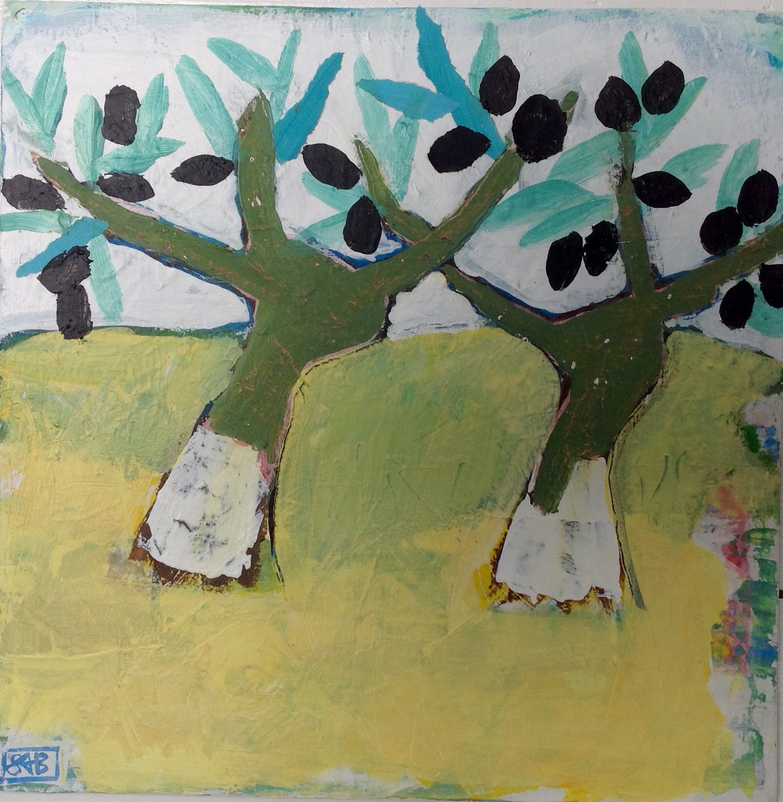 Two Ancient Olive Trees