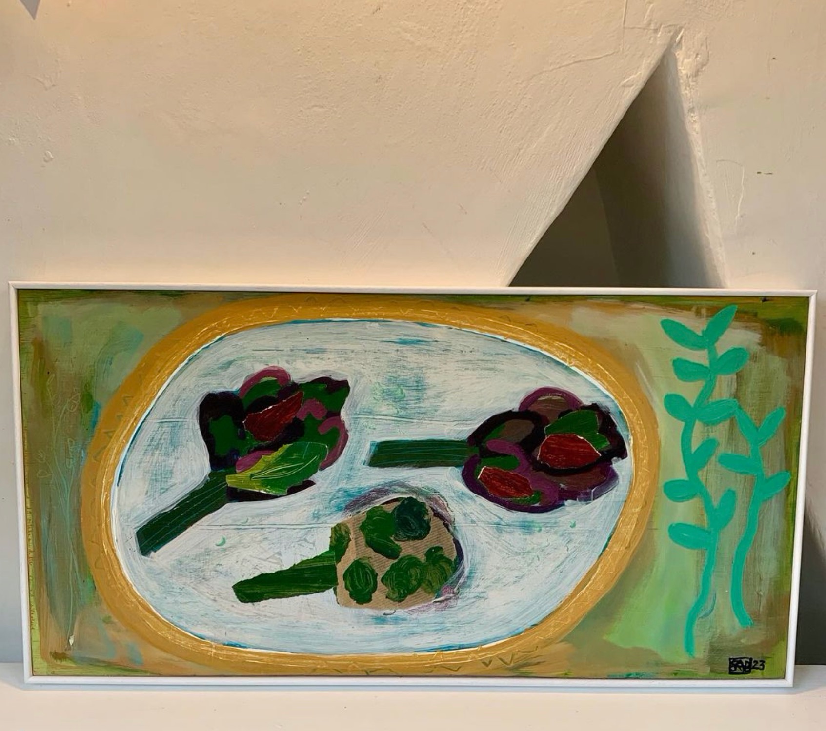 Artichokes on a Plate