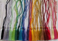 CRAFTS Cardmaking Bookmark TASSELS 26 COLOURS Pack NEW