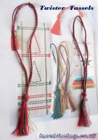 New Christmas Collection Twister Tassels for Christmas Bookmarks Gifts 