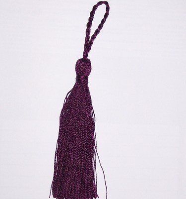 Sewing Tassels or Cushion Tassels in Purple Colour Pack of 5